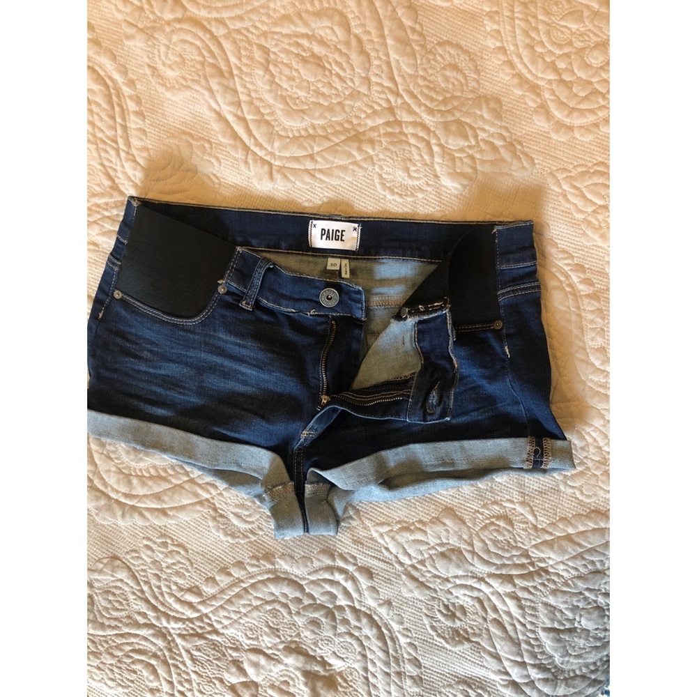 Paige Maternity denim shorts size 30 Jimmy Jimmy
